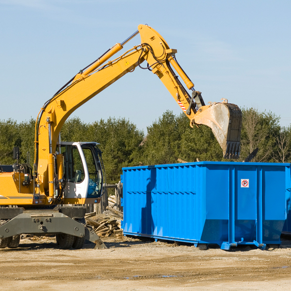 how many times can i have a residential dumpster rental emptied in Copper City MI